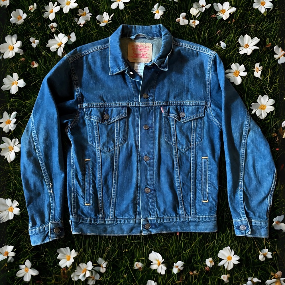 Classic Levi’s Dark Denim Jacket